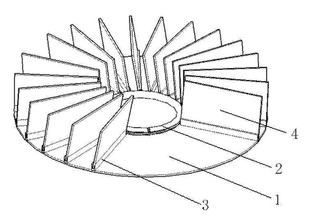 Rotating Business Card Stand with Removable Sliding Holders - patent drawing