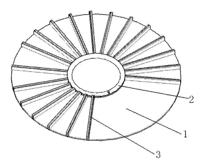 Rotating Business Card Stand with Removable Sliding Holders - Patent drawing - structural overview