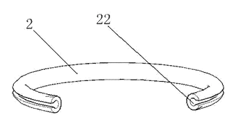 Rotating Business Card Stand with Removable Sliding Holders - Patent drawing - connection detail