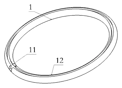 Carousel Business Card Holder with Rolling Card Trays on Twin Ring Tracks - Patent Fig. 2