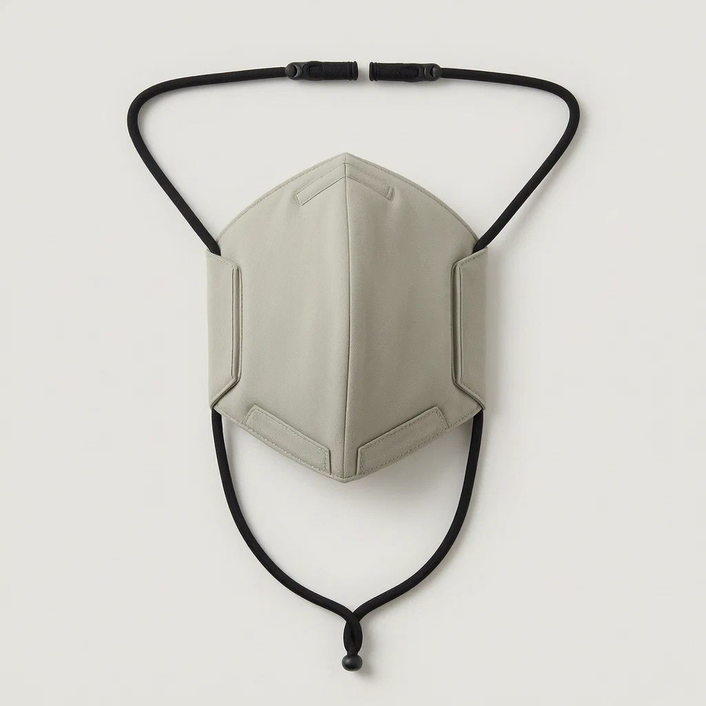 Convertible Face Mask with Adjustable Strap Length - product render
