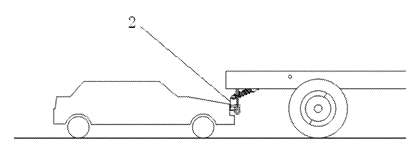 Adjustable Vehicle Rear Bumper Guard with Telescopic Triangle Frame - Patent Fig. 10