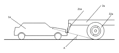 Adjustable Vehicle Rear Bumper Guard with Telescopic Triangle Frame - Patent Fig. 1