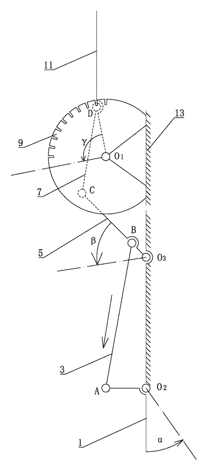 Back-Mounted Umbrella Stand with Automatic Vertical Balance - Patent drawing - umbrella stand assembly