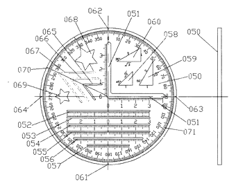 Universal Compass Intelligence Drawing Template - Patent Fig. 4