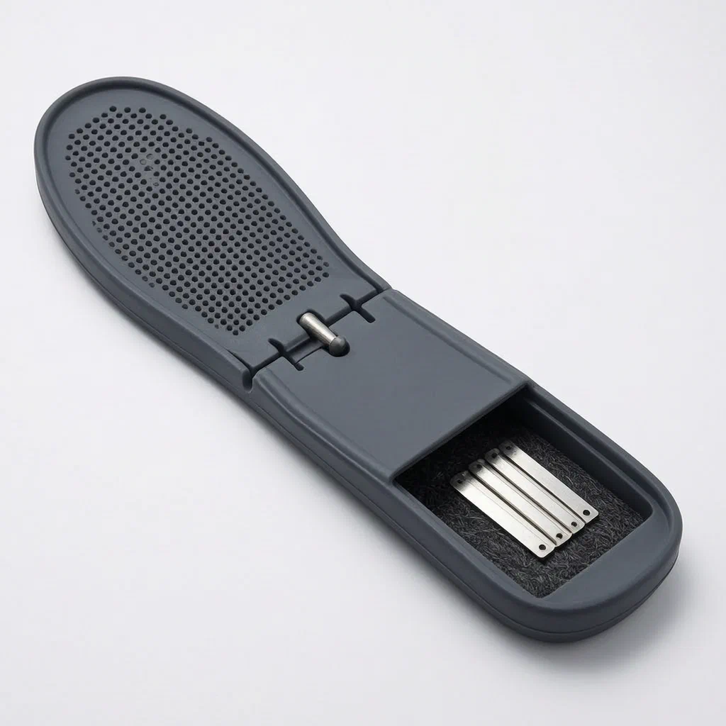 Adjustable Height-Increasing Insole with Internal Shim Stack - product render