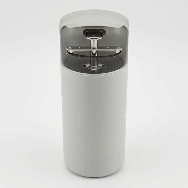 Portable Water Cup with Built-In Motorized Stirring Mechanism - product render