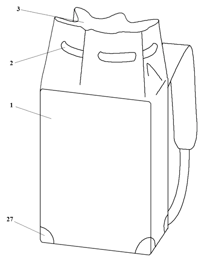 Multifunctional Outdoor Backpack with Built-In Rest Stool and Emergency Stretcher - Patent Fig. 1