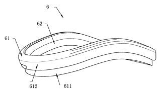 Golf Bag Club Protection Cover with Integrated Injection-Molded Hoop - Patent Fig. 1
