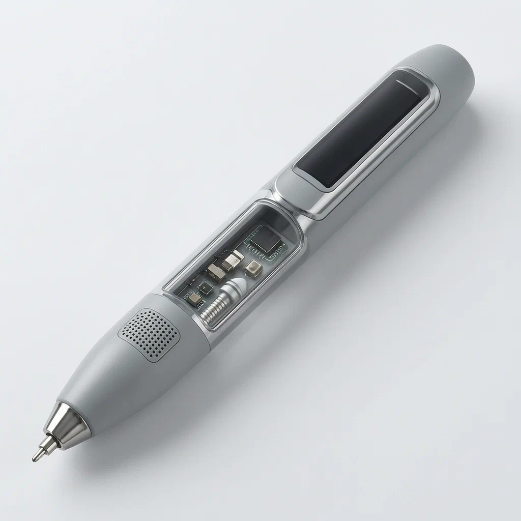 Multifunctional Pen with Handwriting Sensing, Vibration Feedback and Remote Display - product render