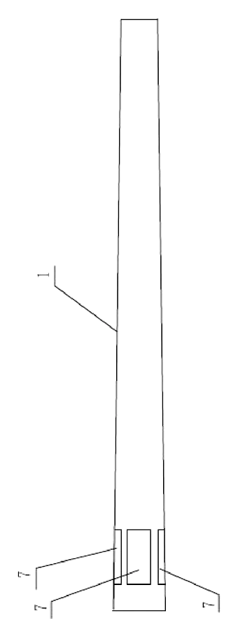 Automatic Retractable Writing Pen with Magnetic Return and Grip-Activated Pressing Body - Patent drawing - pen container surface
