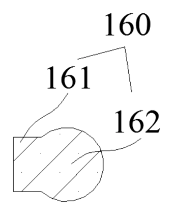 Hard-Shell Luggage Case with a Built-In Lift Table - Patent drawing - fixture block