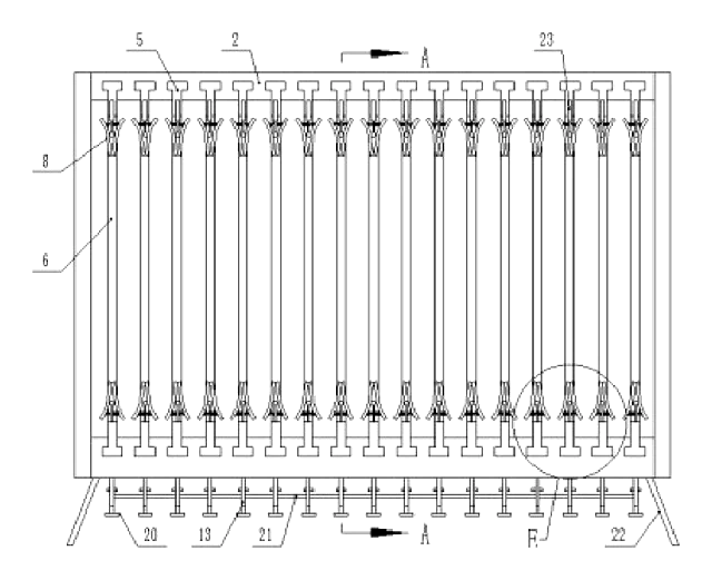 Spring-Loaded Retractable File Storage Folder with T-Shaped Sliders - patent drawing