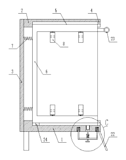 Spring-Loaded Retractable File Storage Folder with T-Shaped Sliders - Patent Fig. 2