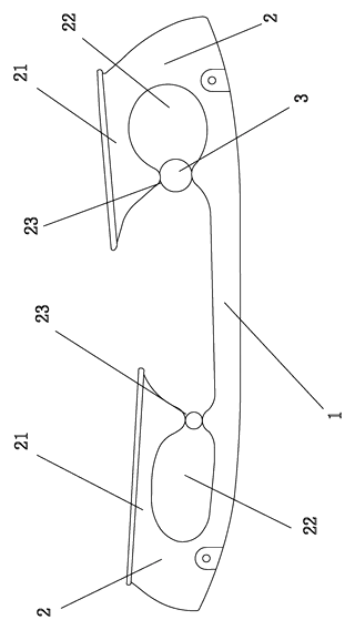 Ice Skate Rack with Buffer Structure and Torsion Control - Patent Fig. 1