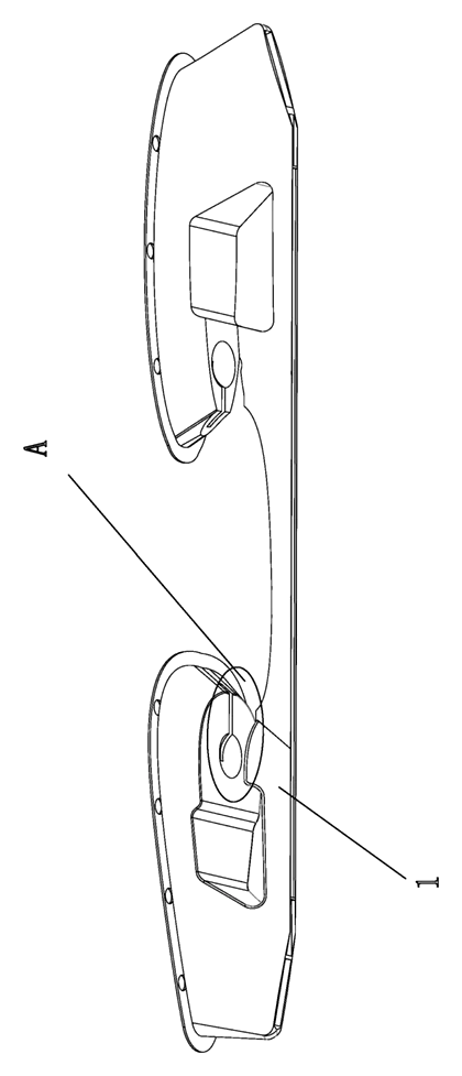 Ice Skate Rack with Buffer Structure and Torsion Control - Patent drawing - assembled rack