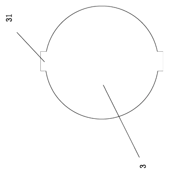 Ice Skate Rack with Buffer Structure and Torsion Control - Patent Fig. 4