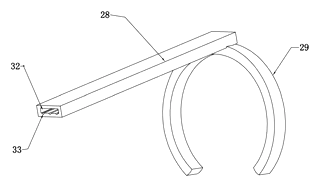 Pot Brush with Adjustable Bristle Length and Gear-Driven Rotation - Patent Fig. 5