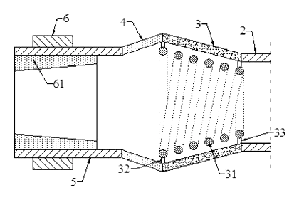 Pencil Extension Sleeve with Spring-Loaded Grip and Built-in Sharpener - Patent Fig. 3