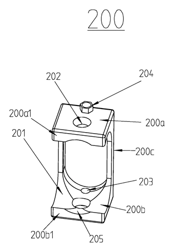 Motorized Height-Adjustable Children's Cabinet with Arc-Shaped Panels - Patent Fig. 4