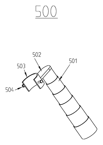 Motorized Height-Adjustable Children's Cabinet with Arc-Shaped Panels - Patent Fig. 6