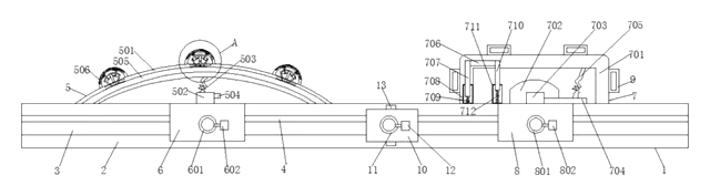 Inflatable Baby Climbing Mat with a Bumpy Hump and a Ramp Obstacle - patent drawing