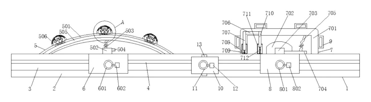 Inflatable Baby Climbing Mat with a Bumpy Hump and a Ramp Obstacle - patent drawing
