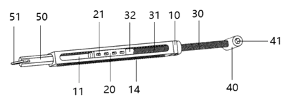 Manual Multi-Tool Integrating Saw, File, Hammer, Pick and Drill - Patent Fig. 8