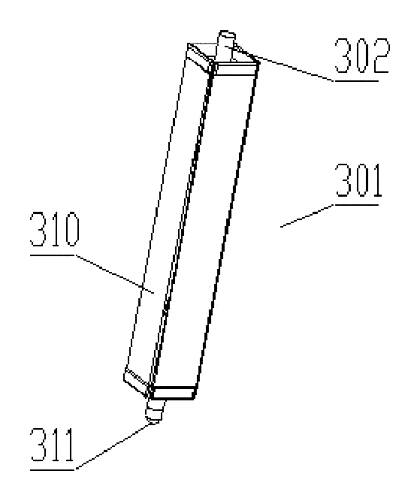 Four-Sided Rotating Advertisement Display Board with Elastic Linkage - Patent Fig. 5
