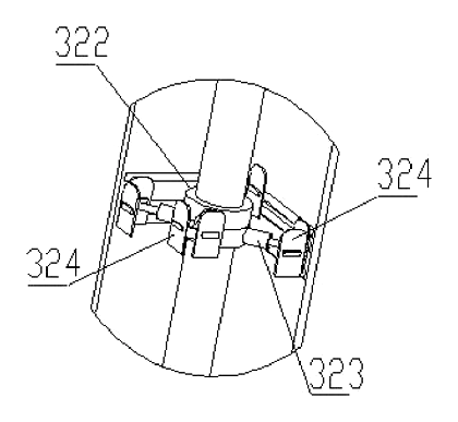 Four-Sided Rotating Advertisement Display Board with Elastic Linkage - Patent Fig. 8