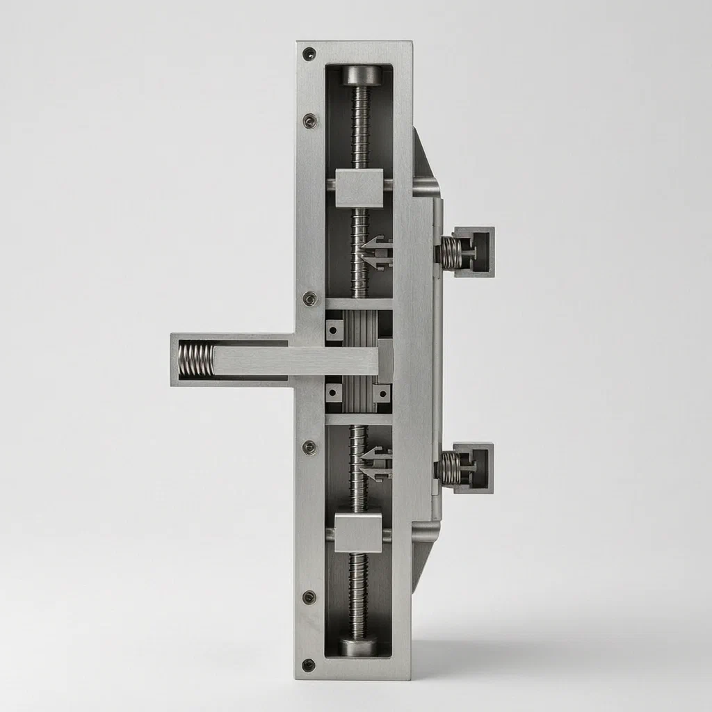Anti-Tamper Automobile License Plate Frame with Gear-Driven Fastening Plates - product render