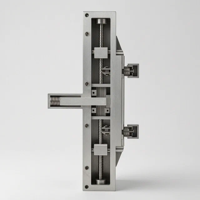 Anti-Tamper Automobile License Plate Frame with Gear-Driven Fastening Plates - product render