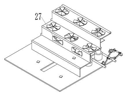 Automated Folding Store Shelf That Pushes Products Up to the Customer - Patent Fig. 5