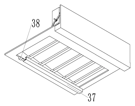Automated Folding Store Shelf That Pushes Products Up to the Customer - Patent Fig. 7
