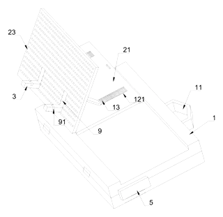 Intelligent Notebook Computer Support Bag with Integrated Stand - Patent Fig. 8