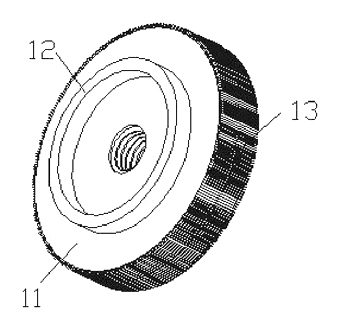 Adjustable Focus Flashlight with Elastic Reflective Light-Gathering Bowl - Patent Fig. 5