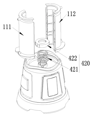 Camping Lantern with Built-In Flashlight Storage Cavity - Patent Fig. 10