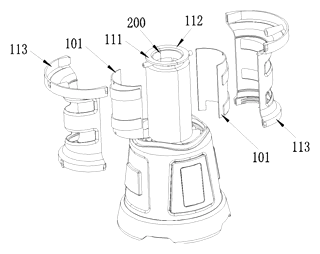 Camping Lantern with Built-In Flashlight Storage Cavity - Patent Fig. 9