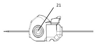 Mechanical Quick-Release Rope and Belt Buckle with Flip Lock - Patent Fig. 6
