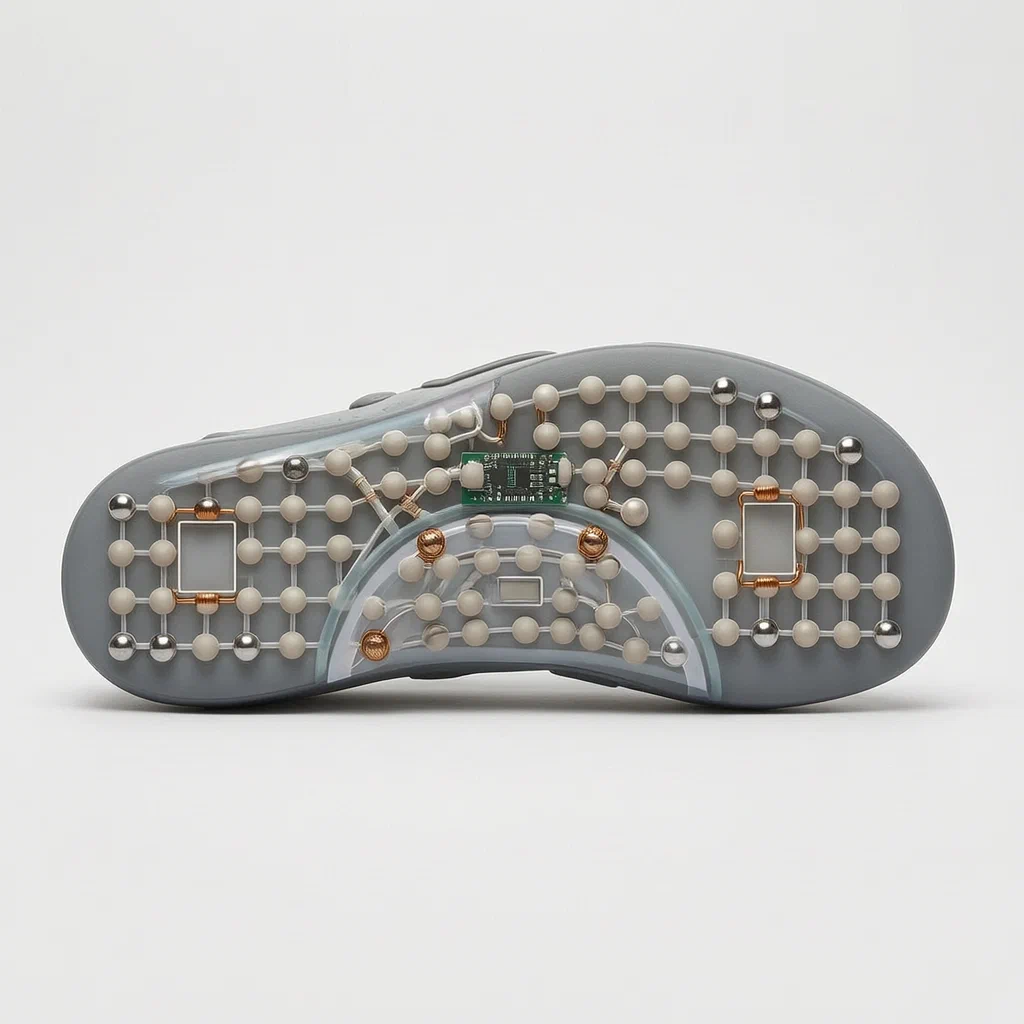 Lightweight Air Cushion Shoe with Automatic Gas Circulation - product render