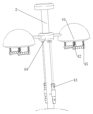 Garden Pest Control Lamp with Rainwater Cleaning and Irrigation - Patent Fig. 2