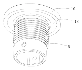 Extendable Support Leg and Monopod with Single-Knob Locking - Patent Fig. 8