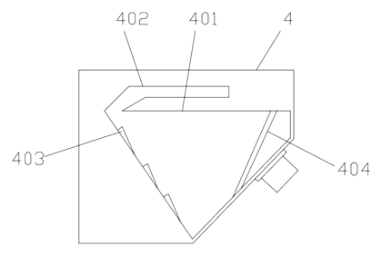 Flowerpot Rack with Integrated Water Recycling and Sediment Filtration - Patent drawing - internal tank structure