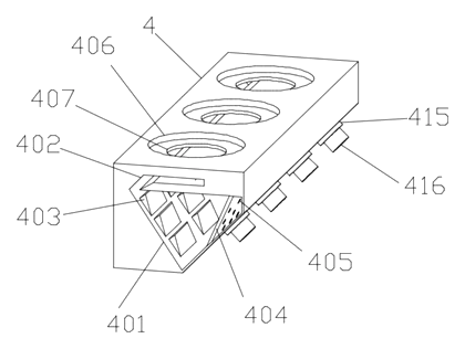 Flowerpot Rack with Integrated Water Recycling and Sediment Filtration - Patent Fig. 3