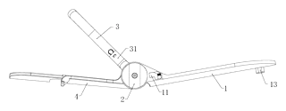 Folding Child Seat with Linked Backrest and Armrest Mechanism - Patent Fig. 15