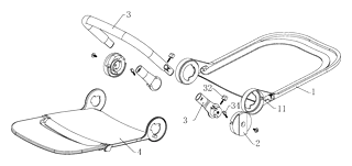 Folding Child Seat with Linked Backrest and Armrest Mechanism - Patent Fig. 1