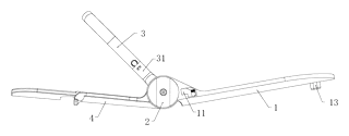 Folding Child Seat with Linked Backrest and Armrest Mechanism - Patent Fig. 2