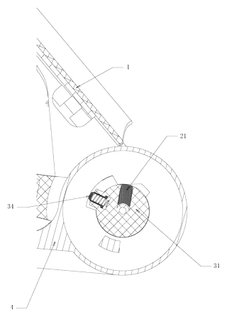 Folding Child Seat with Linked Backrest and Armrest Mechanism - Patent Fig. 35
