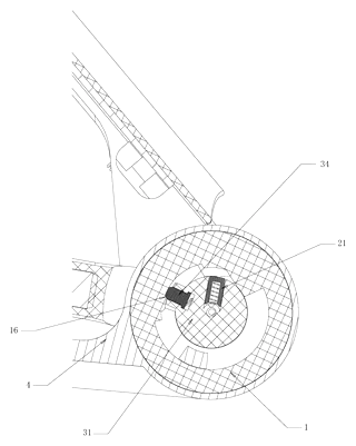 Folding Child Seat with Linked Backrest and Armrest Mechanism - Patent Fig. 36
