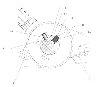 Folding Child Seat with Linked Backrest and Armrest Mechanism - Patent Fig. 4